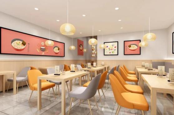 現代簡約餐飲店裝修設計：細節(jié)營造氛圍